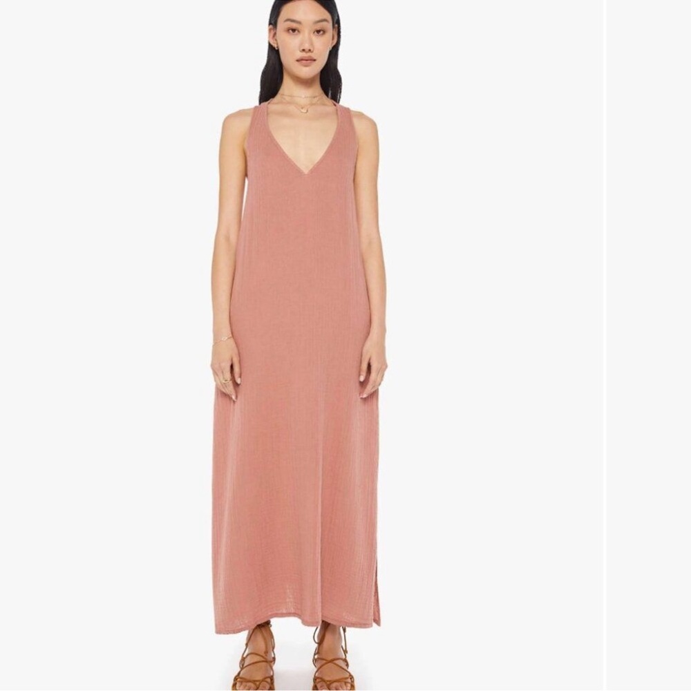 NWT Authentic XIRENA Atlas gauze racerback sundress in Soft Terra M-L